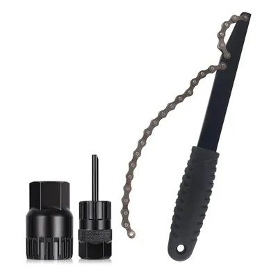 Produktbild von Fahrrad Reparatur Werkzeug Set 3-teilig Kettenpeitsche Kassettenschlüssel Tretlager Abzieher 6–11-fach MTB Rennrad