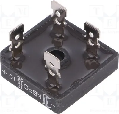 Produktbild von 1x Einphasen Brückengleichrichter Urmax: 1kV If: 10/15/25A  THT KBPC10/15/2510FP E