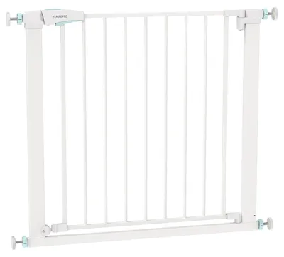 Immagine prodotto di YEAUPE PRO, Griglia di sicurezza per scale, senza foratura, 87-90 cm, griglia per porte, colore bianco, per bambini