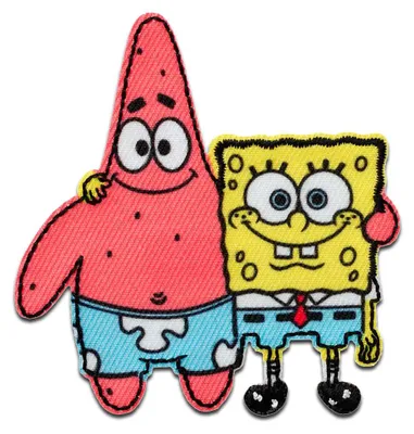 Produktbild von Mono-Quick Spongebob Freunde - Aufnäher, Bügelbild, Aufbügler, Applikationen, Patches, Flicken, zum aufbügeln, Größe: 7 x 6,7 cm