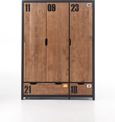 Produktbild von Vipack AXKL1319 Kleiderschrank 3-trg. Alex; ( 148 cm x 200 cm x 55 cm )