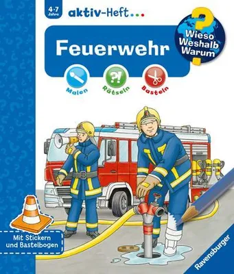 Immagine prodotto di Wieso? Weshalb? Warum? aktiv-Heft: Feuerwehr