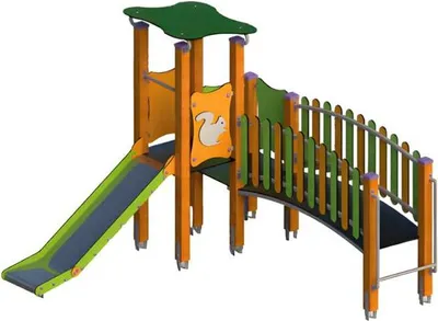 Produktbild von Spielplatz Rutschbahn Spielbereich Freizeitgelände Vergnügungsbereich Kinderzone
