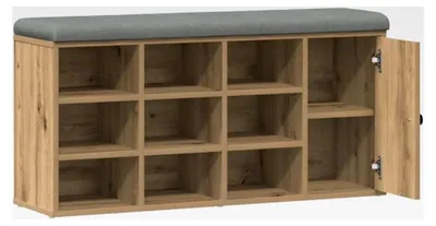 Produktbild von Schuhbank aus Artisan-Eiche 102x32x50 cm Holzwerkstoff