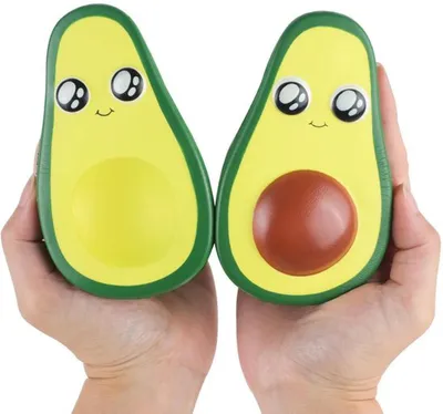 Produktbild von Avocado Stresskuscheltiere Set aus zwei Duftstoffen