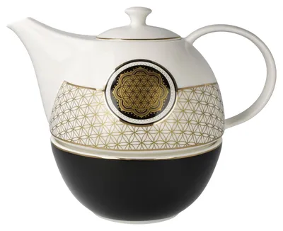 Produktbild von Goebel Blume des Lebens Teekanne mit Stövchen