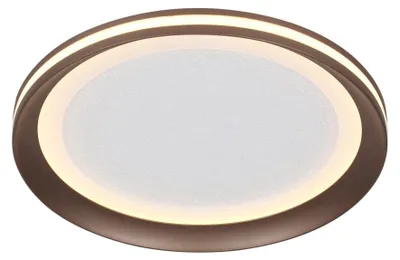 Obrázok produktu pre Kruhový LED stropný svietidlo Artizo v odtieni kávy, 18 W, biela stmievateľná, 2200 lm, kov, rozmery: 6 x 30,2 x 30,2 cm, IP20, Italux
