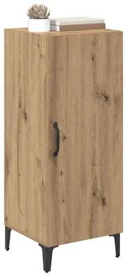 Obrázek produktu pro vidaXL Artisan dubový příborník 34,5 x 34 x 90 cm materiál na bázi dřeva