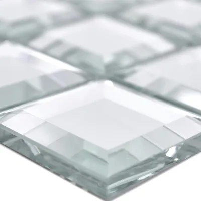 Produktbild von Spiegel Metro Mosaik Fliesen Reflexion Quadrat