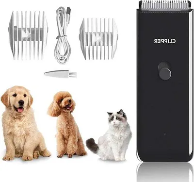 Imagen del producto de Recortador inalámbrico para mascotas, portátil, con batería USB, color