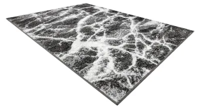 Image de BCF Tapis Morad MARMUR marbre - anthracite / noir gris 200x300 cm