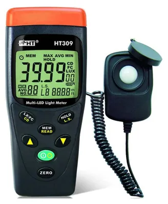 Obrázek produktu pro HT INSTRUMENTS HT309 LED luxmetr, měřič světla, měřič jasu 0,01 - 400000 lx