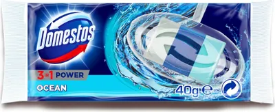 Zdjęcie produktu dla Domestos, Kostka zapachowa, zapas, Morski, 1 sztuka