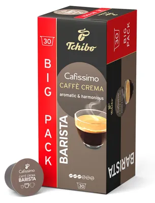 Produktbild von Tchibo Cafissimo Barista Caffè Crema Kaffeekapseln, 30 Stück (Caffè Crema, aromatisch und harmonisch)