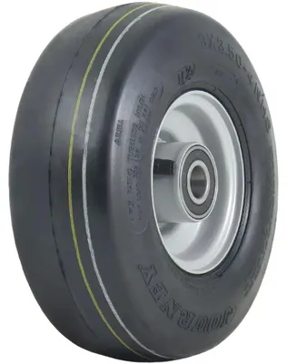 Obrázok produktu pre 9x3.50-4 4vrstvová hladká pneumatika na 20mm BB ráfiku - vozík - prívesná súprava - obracač sena