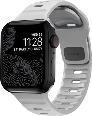 Produktbild von Nomad, Sportarmband V2 Apple Watch Armband 42 mm/49 mm M/L, Grau