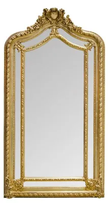 Image de Casa Padrino Miroir mural de style baroque or 108 x H. 200 cm - Noble & Somptueux