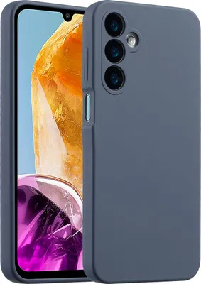 Immagine prodotto di Custodia in silicone liquido Accezz per Samsung Galaxy A16 - Blu scuro