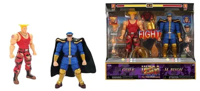 Produktbild von Jada Street Fighter Ii Guile & Bison 15 Cm Figur Mehrfarbig  Kinder Mehrfarbig One Size