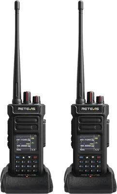 Produktbild von Retevis RT29S Funkgeräte, Großer Reichweite, IP67 , LCD-Bildschirm, Rauschunterdrückung, Dualband, 2800 mAh, Hohe Leistung, für Baustellen Lagerhallen