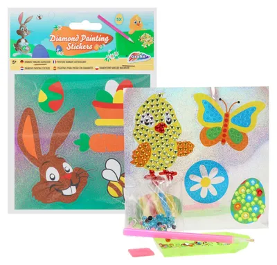 Produktbild von Grafix Diamond Painting Aufkleber Ostern