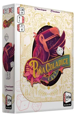Immagine prodotto di IELLO Pina Coladice: un gioco di dadi a tema cocktail, combinazioni e stuzzichini