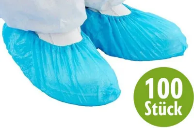 Produktbild von 100x Überschuhe Überziehschuhe Schuhüberzieher Schuhschützer Schuhsocke