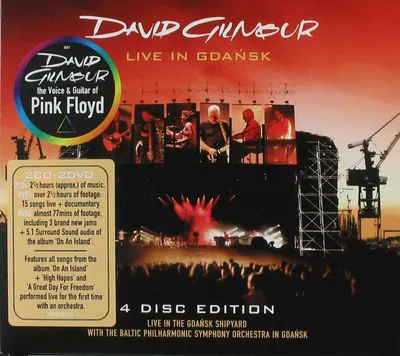 Image de Gilmour David : : Live In Gdansk : : CD