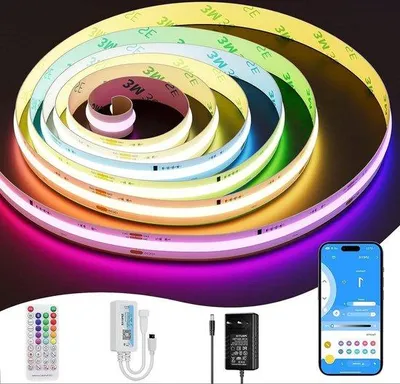 Immagine prodotto di Striscia LED RGB Smart Pixel, 5 m, flessibile, bianca e multicolore
