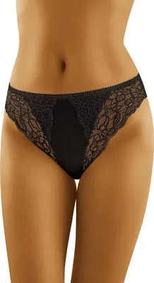 Produktbild von Wolbar Damen Midi-Slip WB69 , Schwarz, S