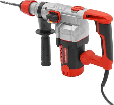 Produktbild von Bohrhammer - Schlagbohrmaschine - 2200 W - 220 V 50 Hz - 0–930 U/min - Mit 6 Bohrern - 360° drehbarer Griff - Für Metall, Holz, Beton - Rot