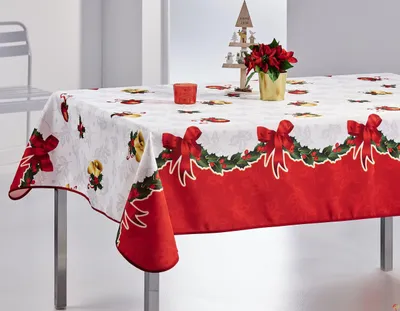 Produktbild von Weihnachtsglocken-Tischdecke 150 x 350 cm