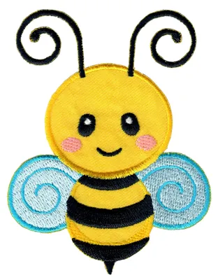 Geborduurde Strijkpatch, Marienkäfer, 9x7 cm, aufbügelbar