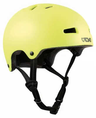 Productafbeelding van TSG Nipper Mini, solide satijnhelm, zuurgel. Kleur: geel. Maten: JXXS/XS
