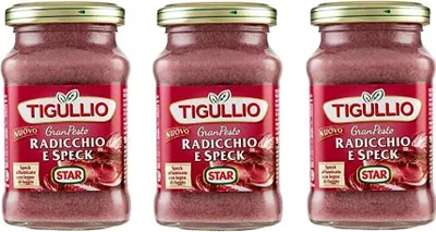 Produktbild von 3x Star Tigullio GranPesto Pesto Radiccio e speck 190 g Sauce Soße