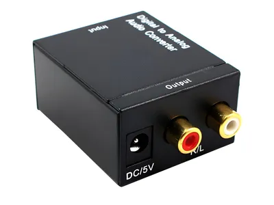 Obrázok produktu pre Verk 06215 Prevodník z digitálneho signálu SPDIF a optického Toslink na 2x CINCH