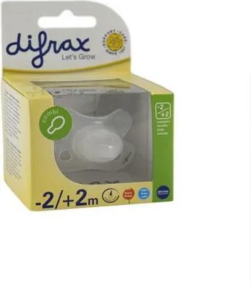 Produktbild von Difrax Schnuller combi -2/+2 Monate 1 St