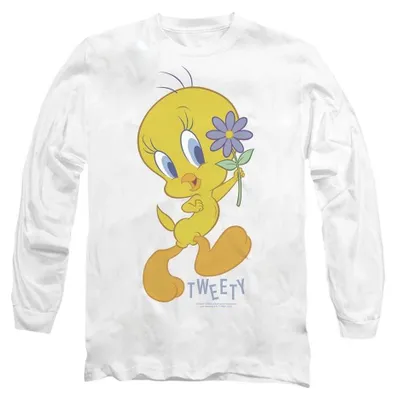 Produktbild von Looney Tunes - T-Shirt für Herren/Damen Uni, Langärmlig TV37117 (XL) (Weiß), KI-generiertes Bild