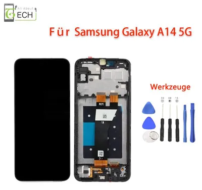Produktbild von Für Samsung Galaxy A14 5G A146 LCD Display mit Rahmen Touch Screen Bildschirm