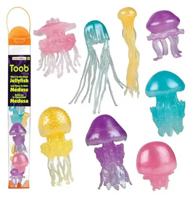 Produktbild von Safari Ltd 110396 Quallen Glow-in-the-Dark 8 Minifiguren Themengebiet