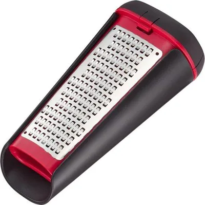 Productafbeelding van Famanu ribbelpan 29 cm - Kunststof - Zwart/Rood - Geschikt voor de vaatwasser