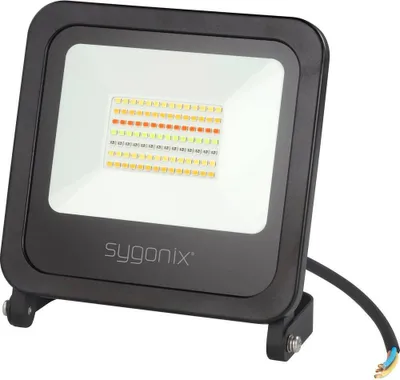 Immagine prodotto di Sygonix SY-4782322 Faretto LED per esterni EEK: F (A - G) 45 W Colori della luce: Bianco neutro, bianco caldo, RGB