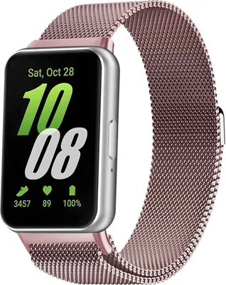 Produktbild von imoshion Magnetisches Milanaise Armband für das Samsung Galaxy Fit 3 - Rosa