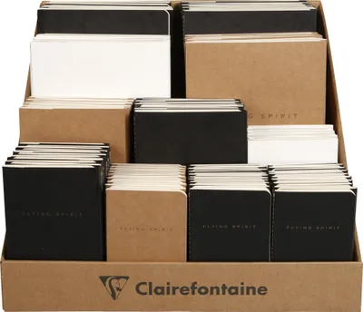 Produktbild von Clairefontaine Thekendisplay 32,5x32,5x25cm aus Kraftkarton, leer, 84380C