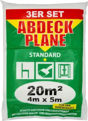Produktbild von Jufol Allzweck Leichtplane 4 x 5 m, 3-er Set