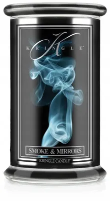Produktbild von Kringle Candle Smoke & Mirrors Große Duftkerze mit 2 Dochten