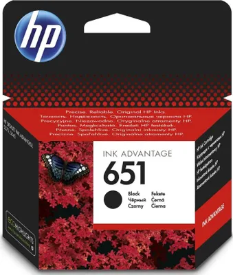 Image de Cartouche d'encre HP 651 noire C2P10AE originale