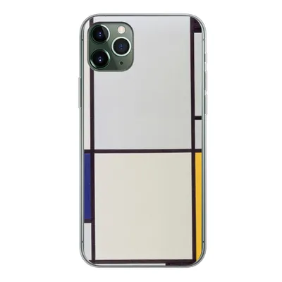 Produktbild von MuchoWow® Handyhülle Schutzhülle Hülle für iPhone 11 Pro Max Tableau I - Piet Mondrian Silikon Softcase Handy Hülle - Schutz