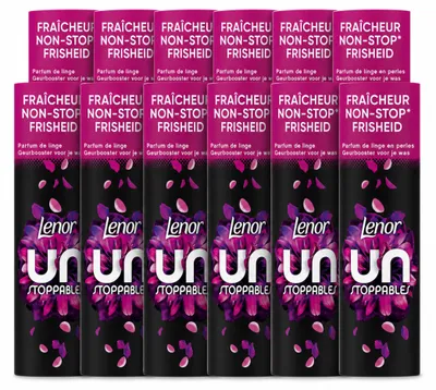 Produktbild von 12 x Lenor Unstoppables Wäscheparfüm Floral Fresh - Blütenfrisch - Vorteilspackung - 12 Stücke