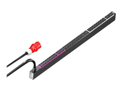 Image de Rittal 7979136 Rittal PDU basic 16A/3P CEE 24xC13+6xC19